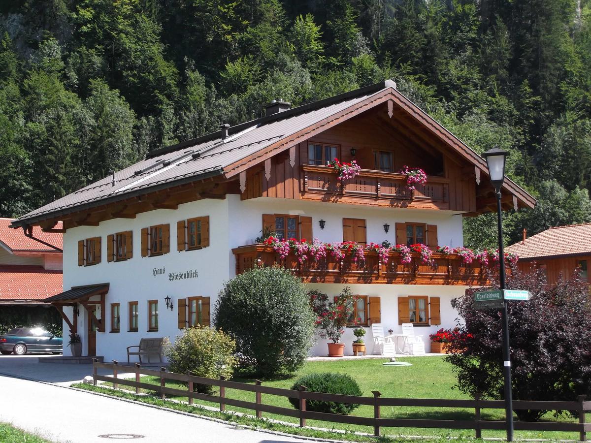 Haus Wiesenblick Oberwössen Exterior foto